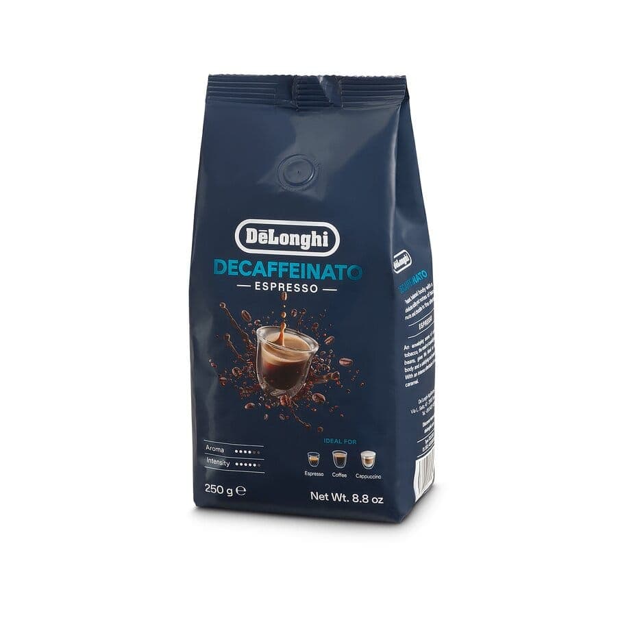 De'Longhi Decaffeinato Kaffeebohnen, 50% Arabica 50% Robusta, 250 g DLSC603