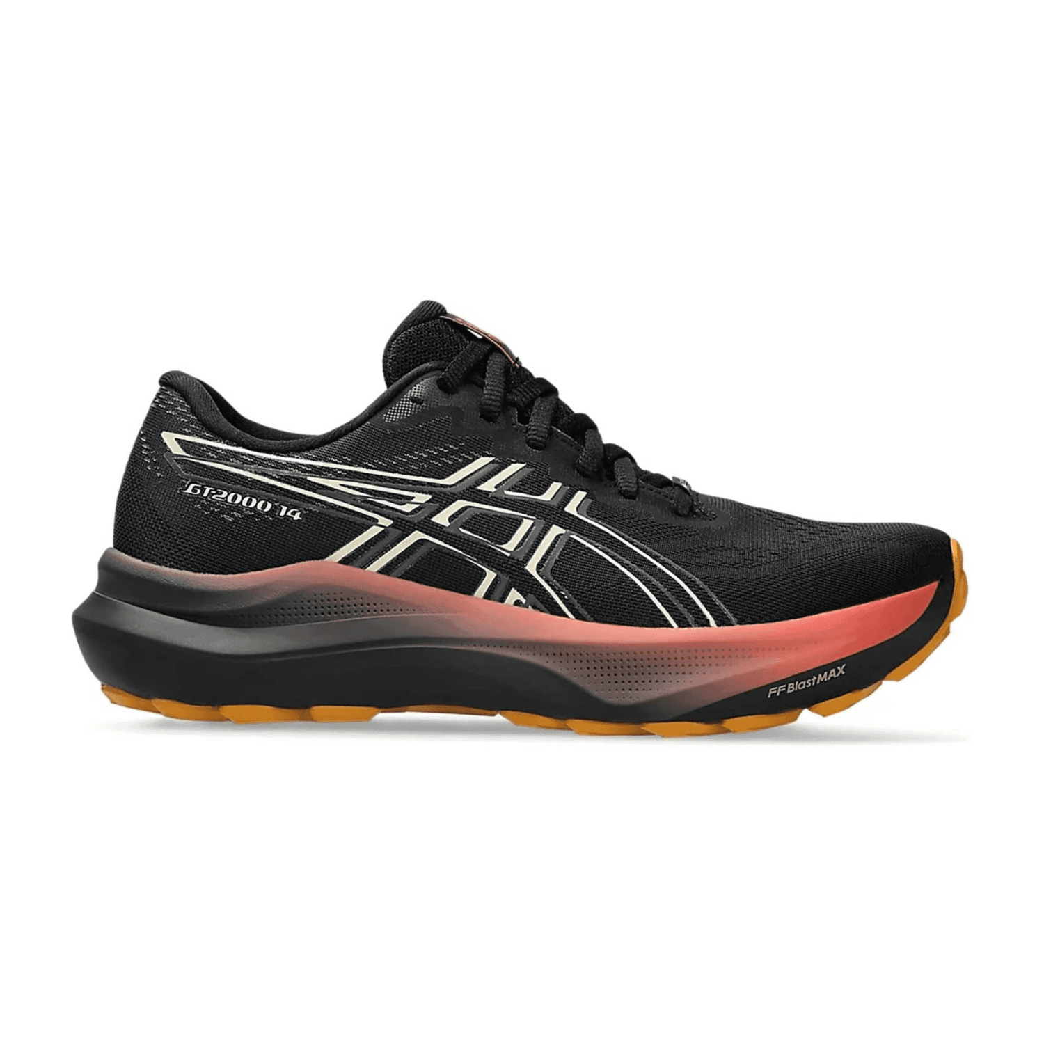 asics GT-2000 14 GTX W für Damen, schwarz, Größe 41 ½ EU / 9,5 UK