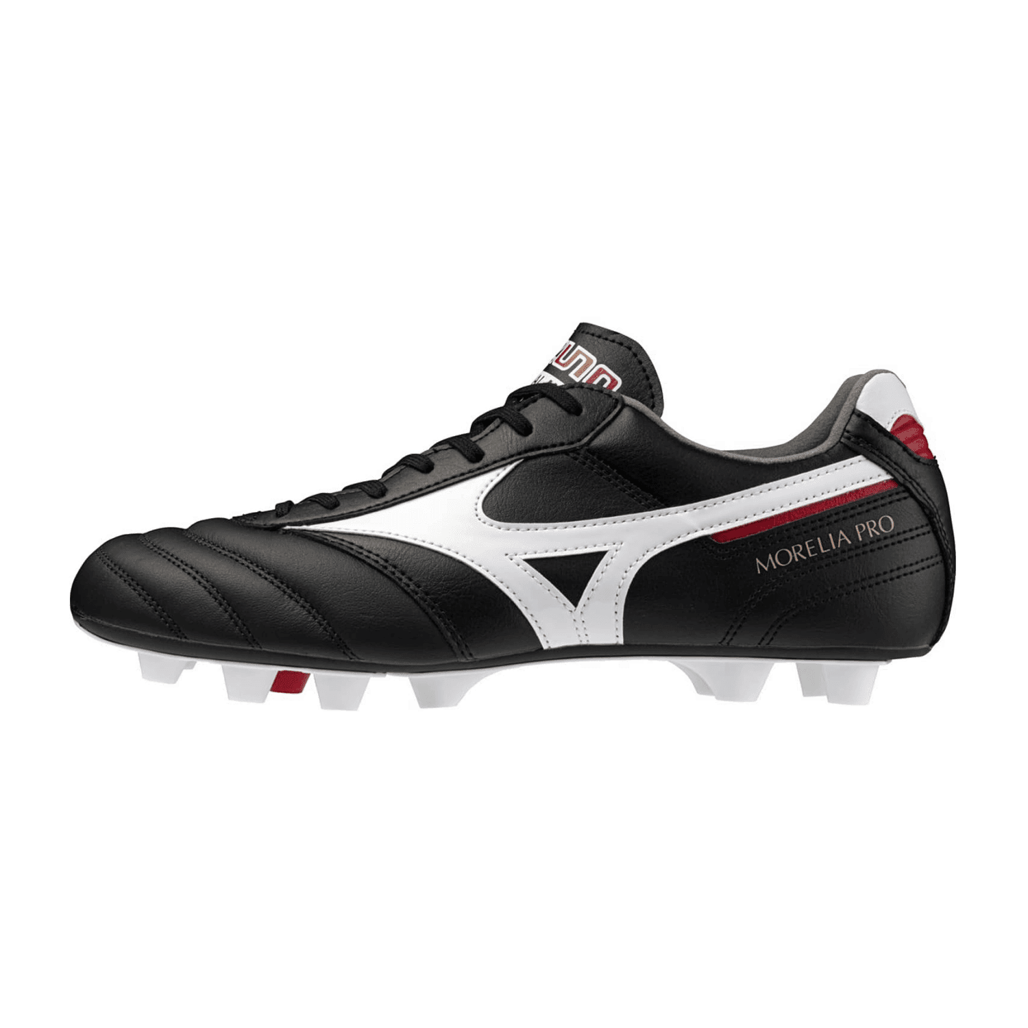 Mizuno MORELIA II PRO - Black/White/Chinese Red | 40 für Herren, schwarz, Größe 40 ½ EU