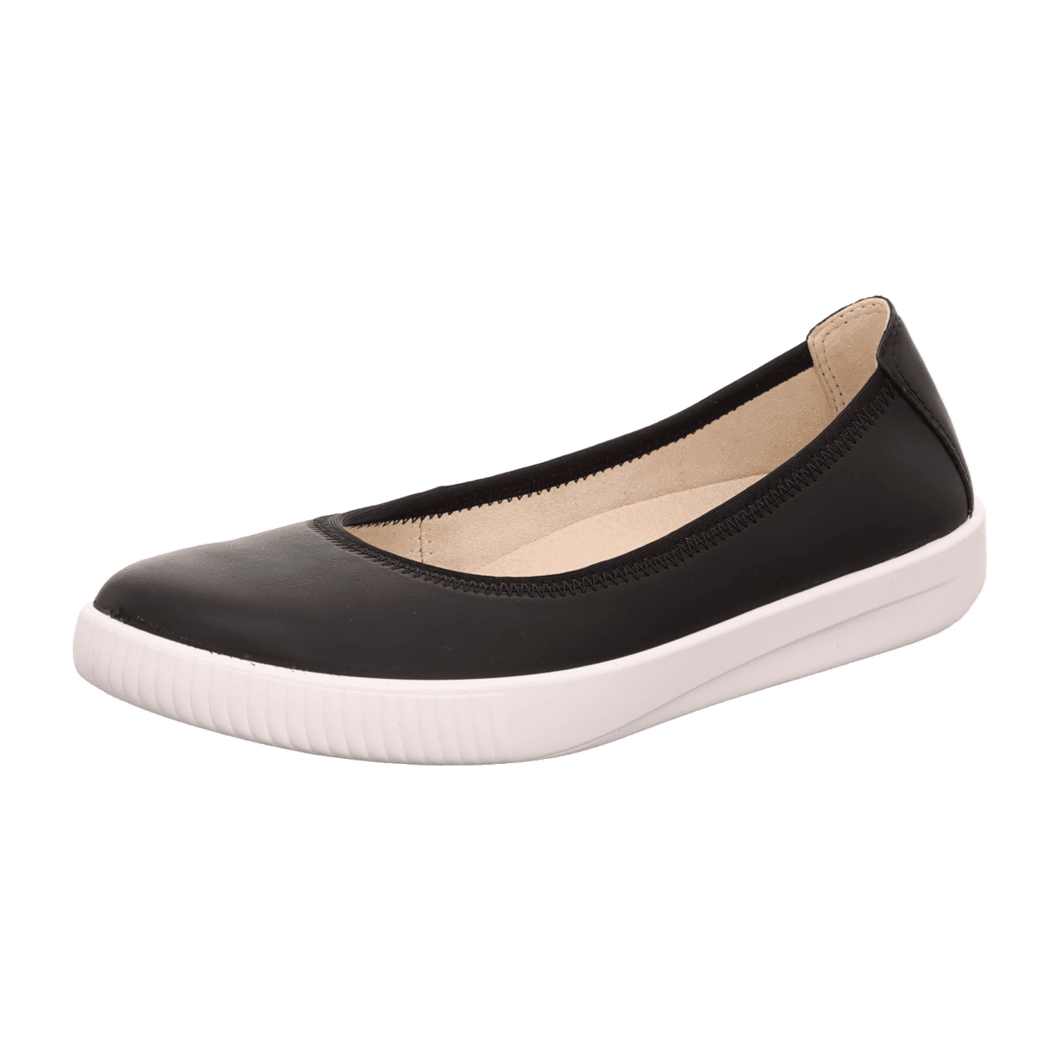 Legero Silence Ballerina Schuhe schwarz Nappa 435 für Damen, schwarz, Größe 37 EU / 4 UK