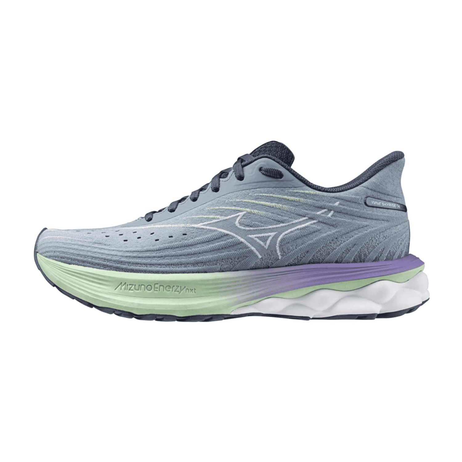 Mizuno WAVE SKYRISE 7 - Ultramarine/White/Dazzling Blu | 37 für Damen, weiß, Größe 40 ½ EU