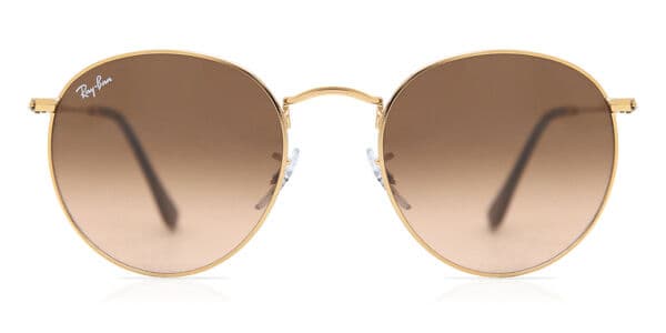 Ray-Ban RB3447 Round Metal 9001A5 Goldene Herren Sonnenbrillen
