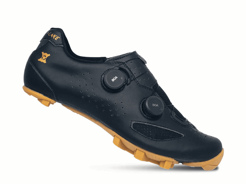 Lake MX239 Regular gravel cycling shoes black/gold