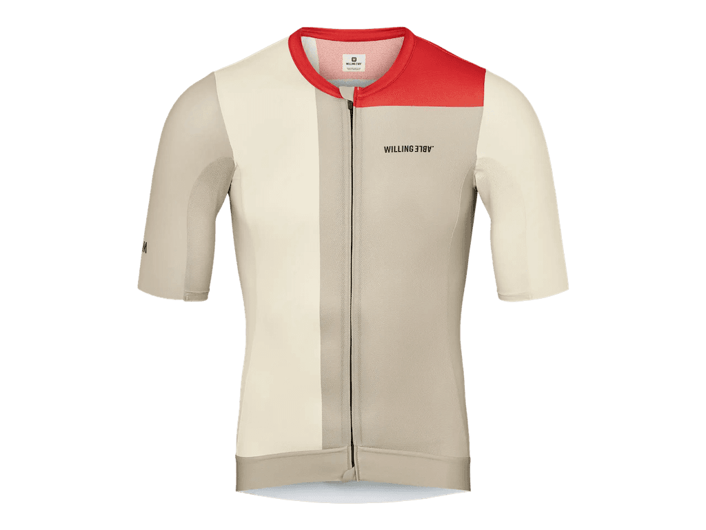 Willing Able Sandy short sleeve cycling jersey sand men