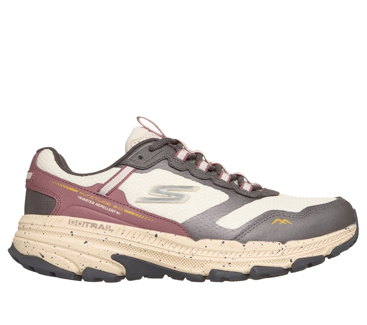 Skechers Damen GO RUN Trail Altitude 2.0 - Ravine Sneaker in Natur, Größe 35, Vegan