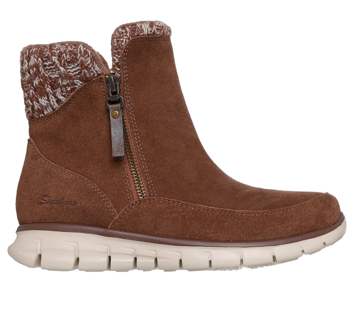 Skechers Damen Synergy -Lovely Collab Sneaker in Braun, Größe 38.5