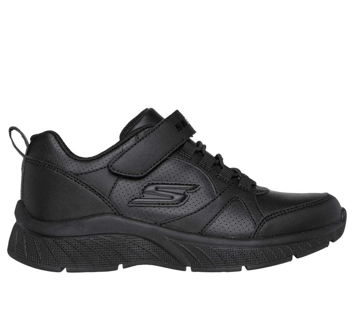 Skechers Mädchen Microspec Plus - School Sweets Sneaker in Schwarz, Größe 27, Waschmaschinenfest