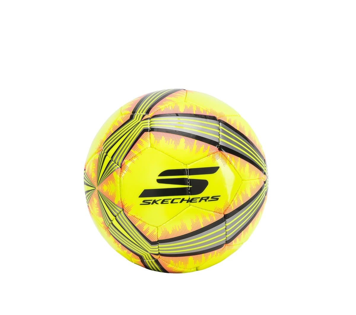 Skechers Hex Multi Mini Stripe Größe 1 Soccer Ball in Gelb/Grey