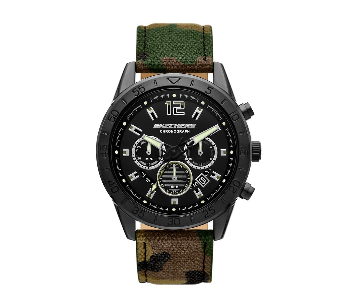 Skechers Herren Kornblum Camo Uhren in Grün