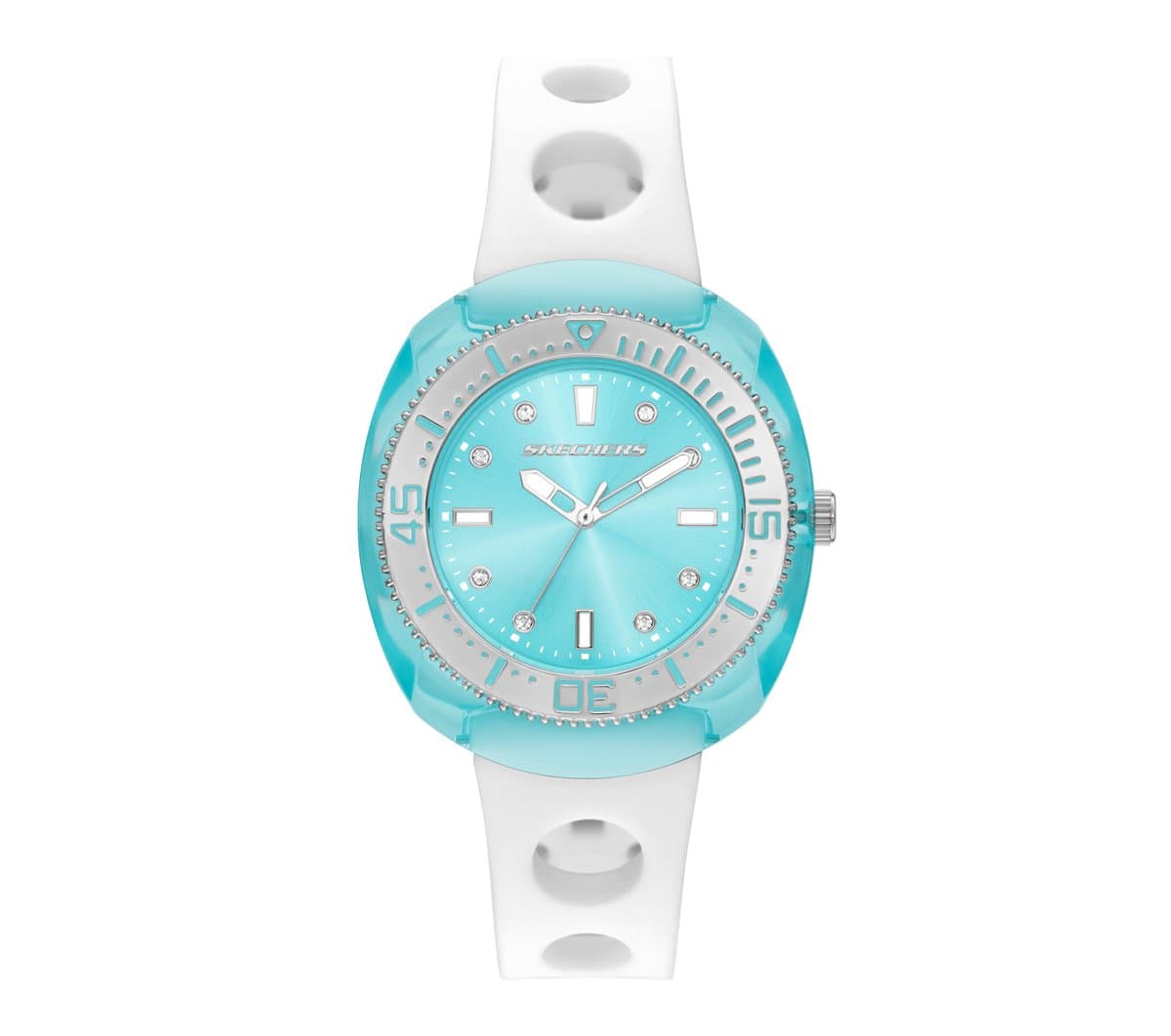 Skechers Damen Palmera Uhren in Weiss