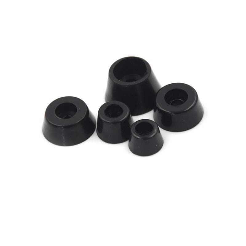 10 Stück schwarze Gummi-Runde Schrank-Instrumentenkoffer-Füße, runde Stoßstangen-Pads