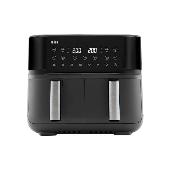 Braun TwinCook 3 TD3030 Heißluftfritteuse, 2850W - Schwarz