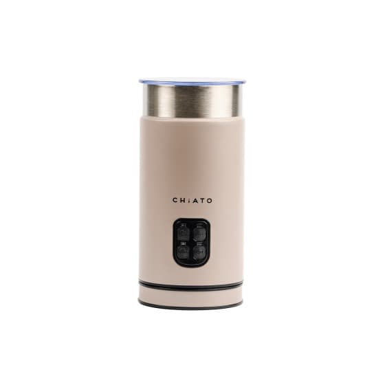 CHiATO milkPLAY Elektrischer Milchaufschäumer – Creme