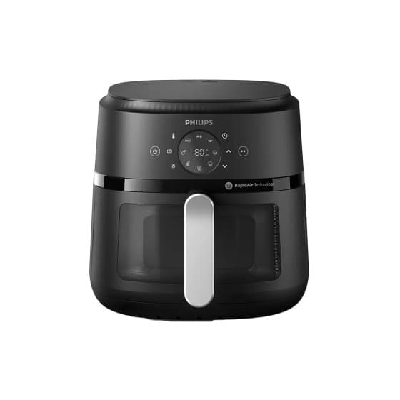 Philips 2000 Series Heißluftfritteuse NA231/00,1700 W, 6,2l - Schwarz