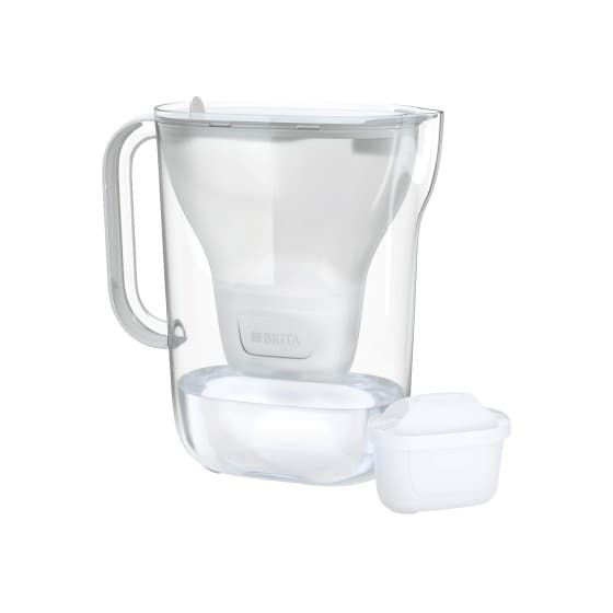 BRITA STYLE ESS MXPRO LED Wasserfilter-Kanne, 2.4 l - Weiß