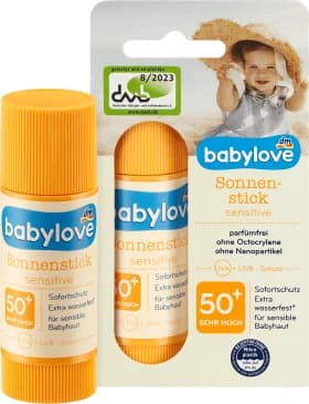 Babylove Baby Sonnenschutz Stick spf50+, 20 g