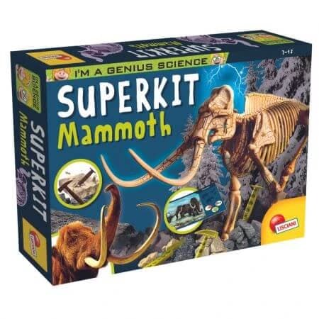 Experimente des kleinen Genies Kit Paläontologie Mammut, Lisciani