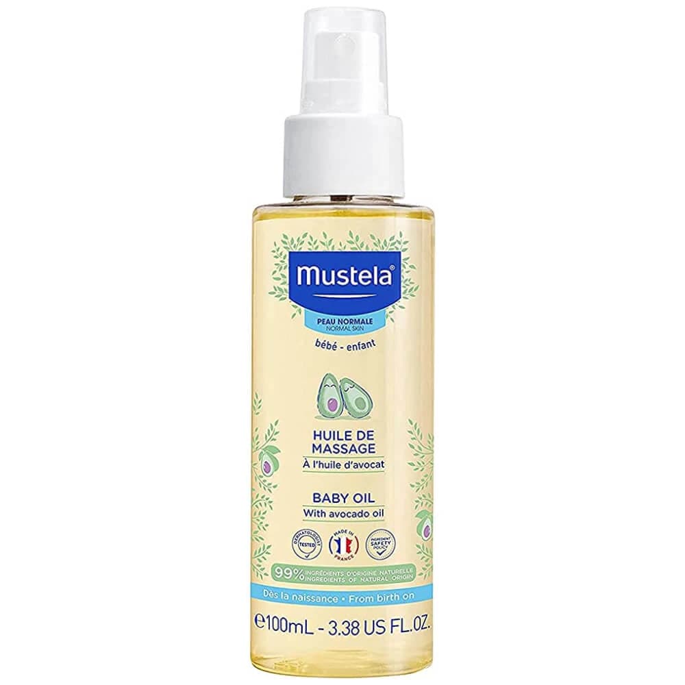 Mustela Massageöl 100ml - Sanfte Pflege für Entspannung amp; Regeneration