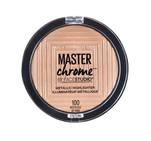 Maybelline Master Chrome Illuminating Powder, Farbton 100 Molten Gold