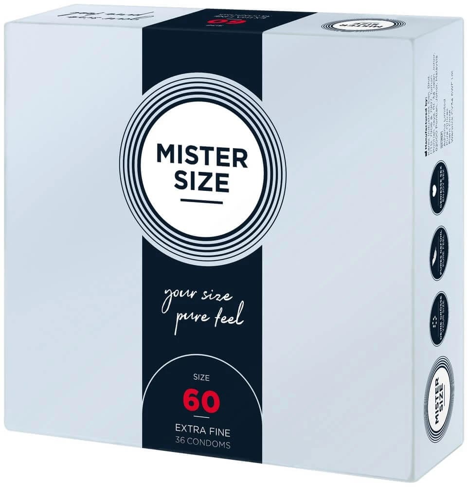 Mister Size, 60 mm Kondome, 36 Stück