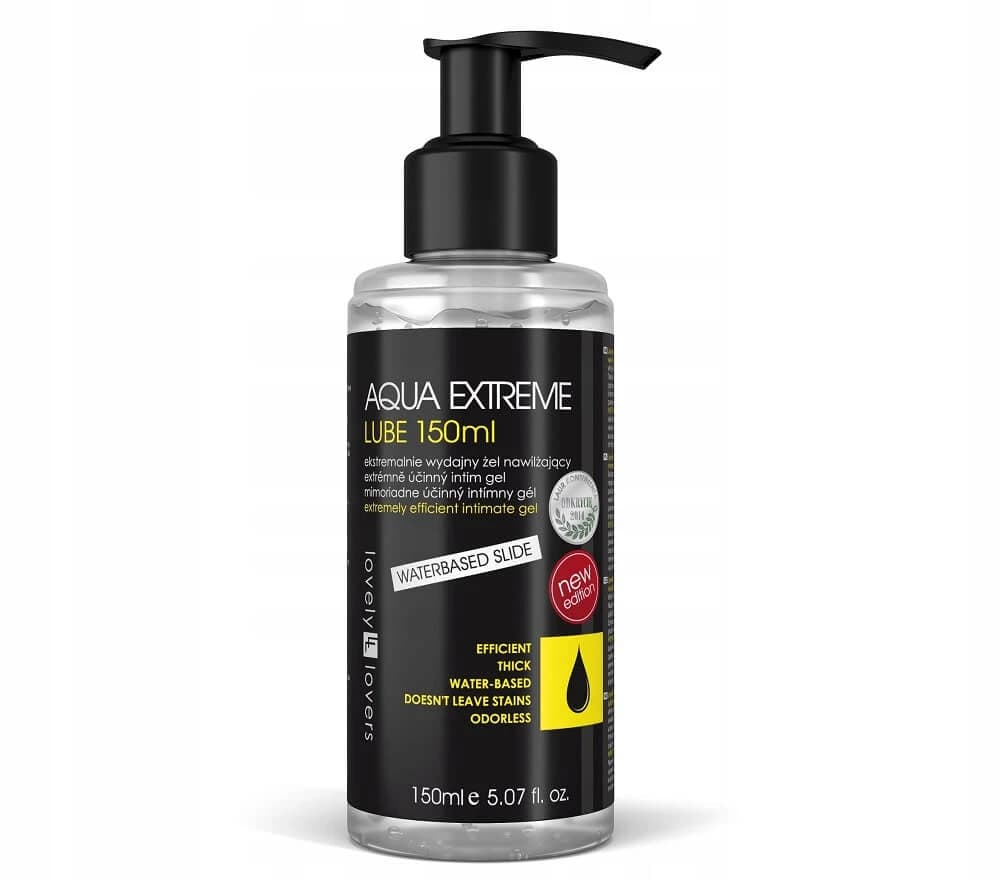 Lovely Lovers Aqua Lovers Aqua Extreme Lube Effektives Intim-Gleitmittel auf Wasserbasis, 150ml