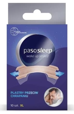 Pasosleep Wake Up Rested Anti-Schnarch-Pflaster Größe XL, 10 Stück - Langfristig!