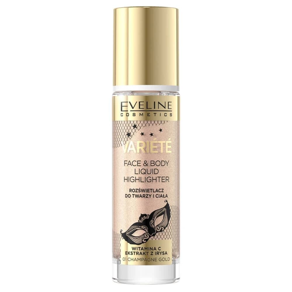 Eveline Cosmetics Variete Flüssiger Highlighter 01 Champagner Gold, 30ml