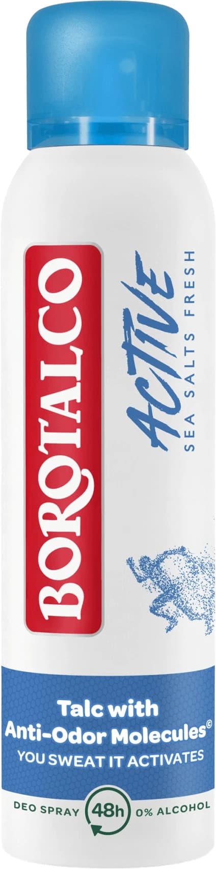 Borotalco Active Meersalz Frischer Duft Antitranspirant Deodorant Spray Unisex 150 ml