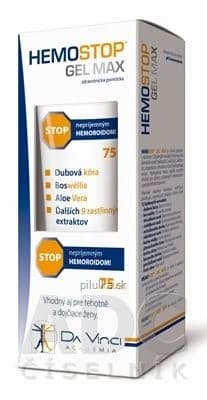 Hemostop GEL MAX - DA VINCI Stop Hämorrhoiden 75 ml