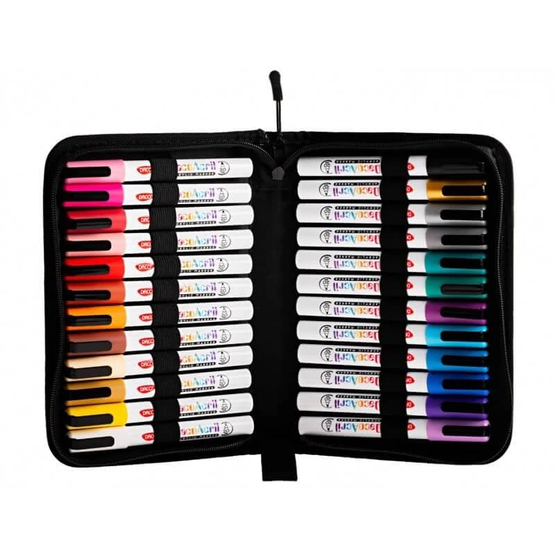 Acrylmarker-Set, 24 Stück, Daco