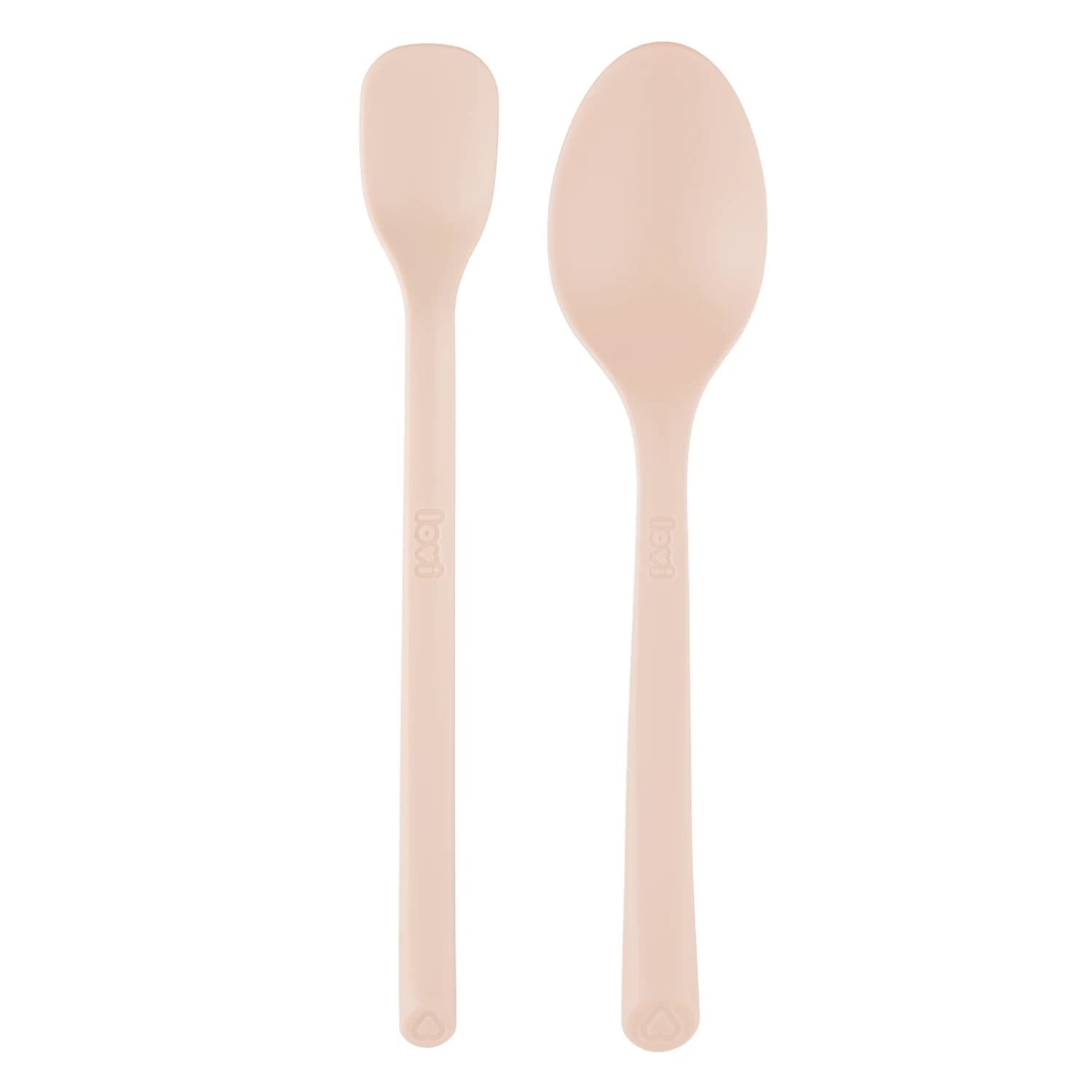 Lovi Set, Nude, erster Löffel, 1 Stück + Esslöffel, 1 Stück