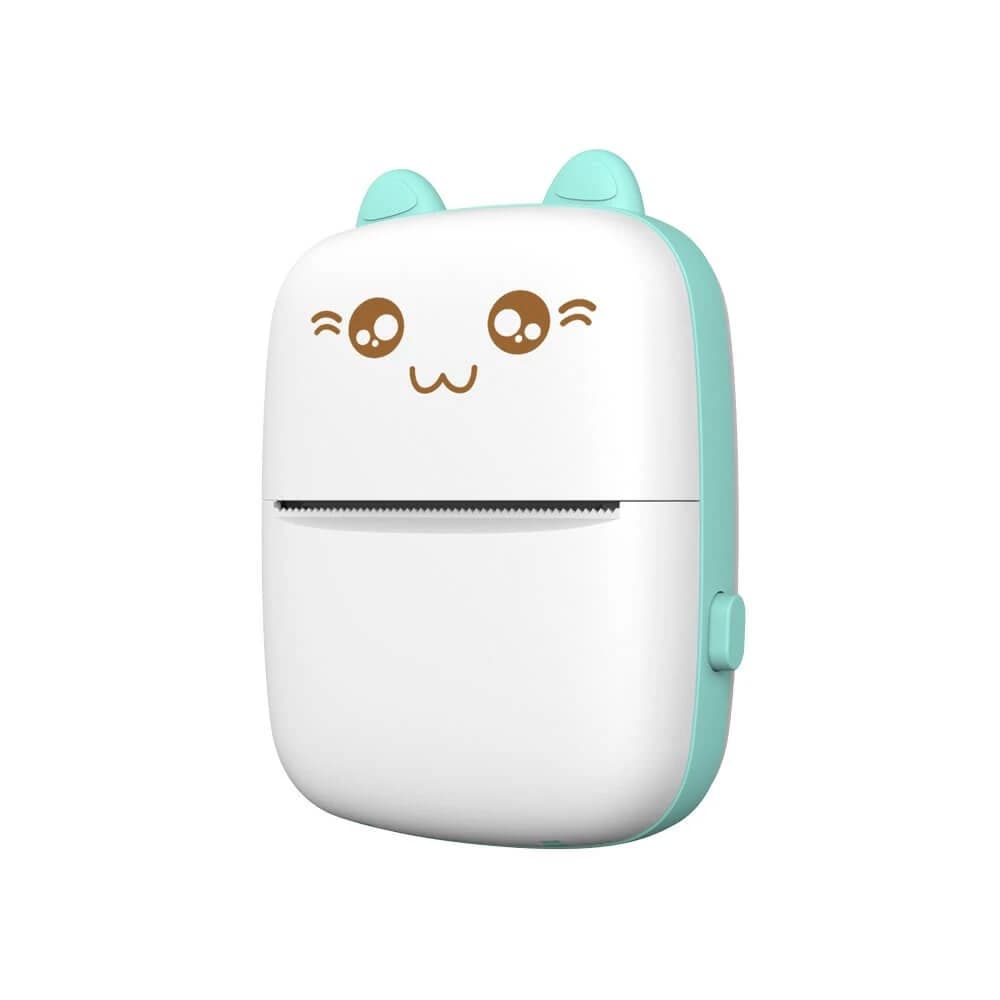 Mini-Katzen-Thermodrucker HURC9 - blau