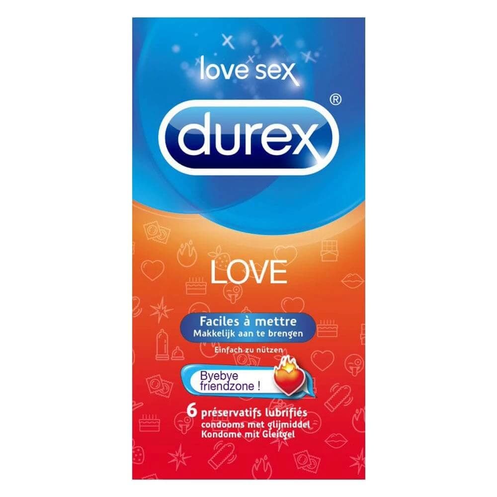 Durex Love Geölte Kondome x6