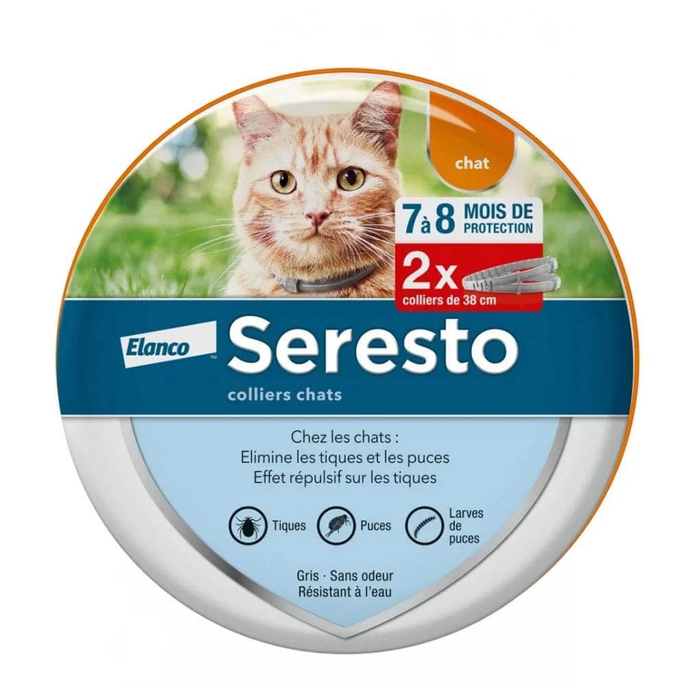 Seresto Antiparasitisches Halsband für Katzen 2 Stück
