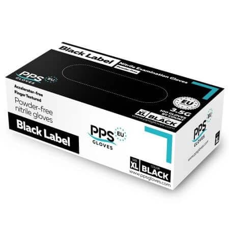 PPS Black Label PPS Black Handschuhe, Größe XL, 100 Stück, PPS Handschuhe