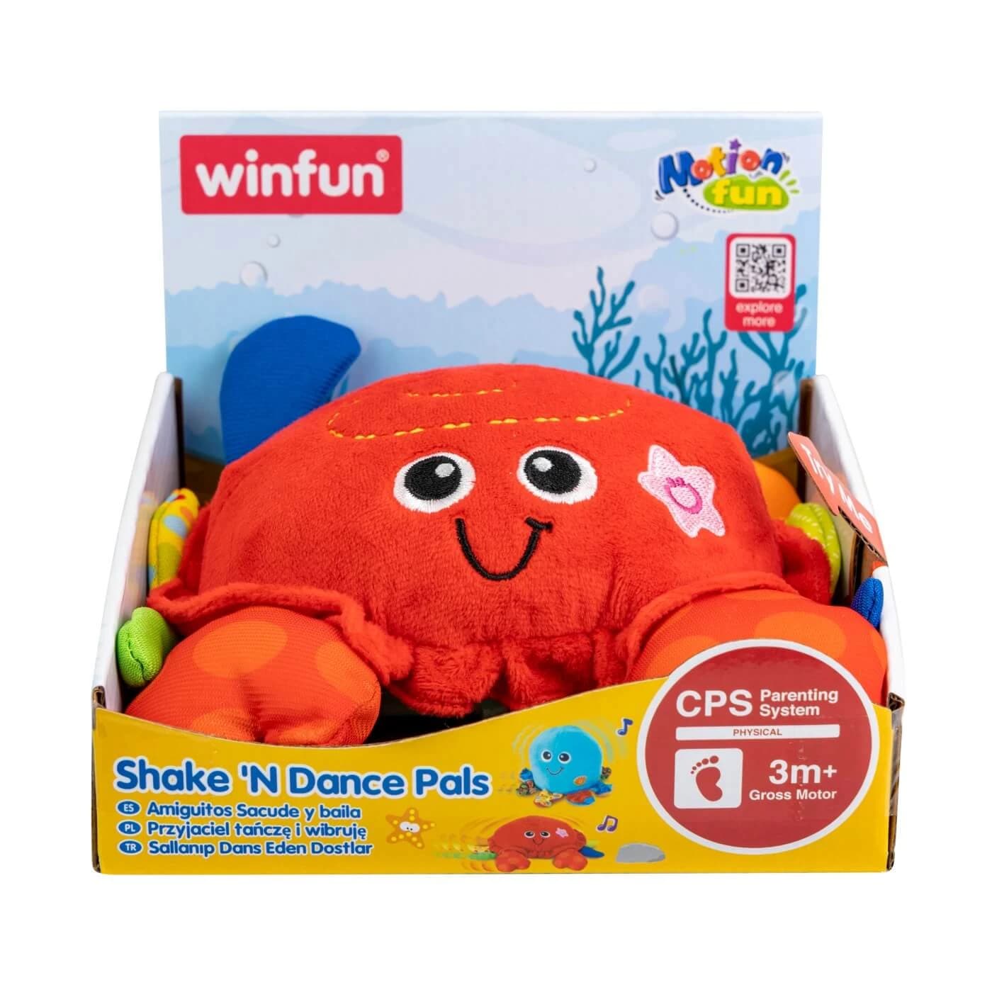 Tanzende Krabbe Spielzeug, + 3 Monate, Winfun