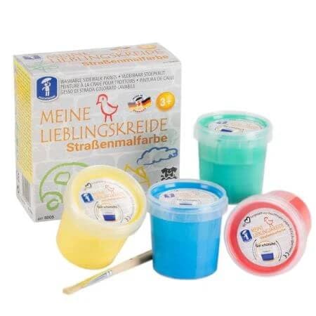 Flüssigkreide-Set, ab 3 Jahren, 4 Farben, Feuchtmann
