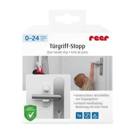 Türgriffstopper ohne Loch, Weiß, 0-24 Monate, Reer