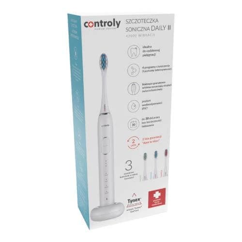 HYDREX Controly Daily II Schallzahnbürste weiß