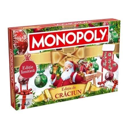Monopoly Spiel - Weihnachtsausgabe, ab 8 Jahren, Hasbro