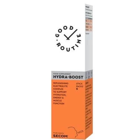 Hydra-Boost Good Routine Rehydrationssalze, 5 Beutel à 50 ml, Secom