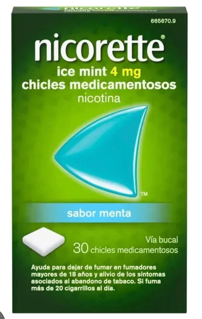 Nicorette Ice Mint 4 mg 30 Kaugummis