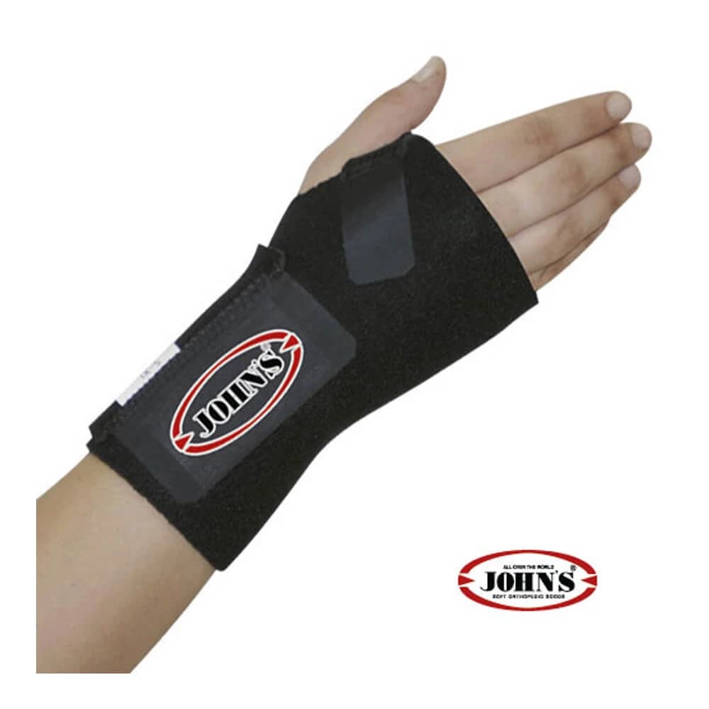 John's Handgelenkschienen Wrap Around Black Line Einheitsgröße für die linke Hand 120212