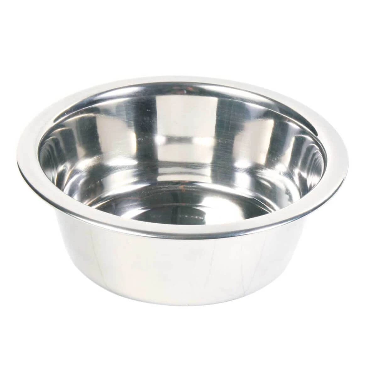 TRIXIE, Hundenapf, rund, Edelstahl, silber, S-M(0,75l, ⌀15cm)