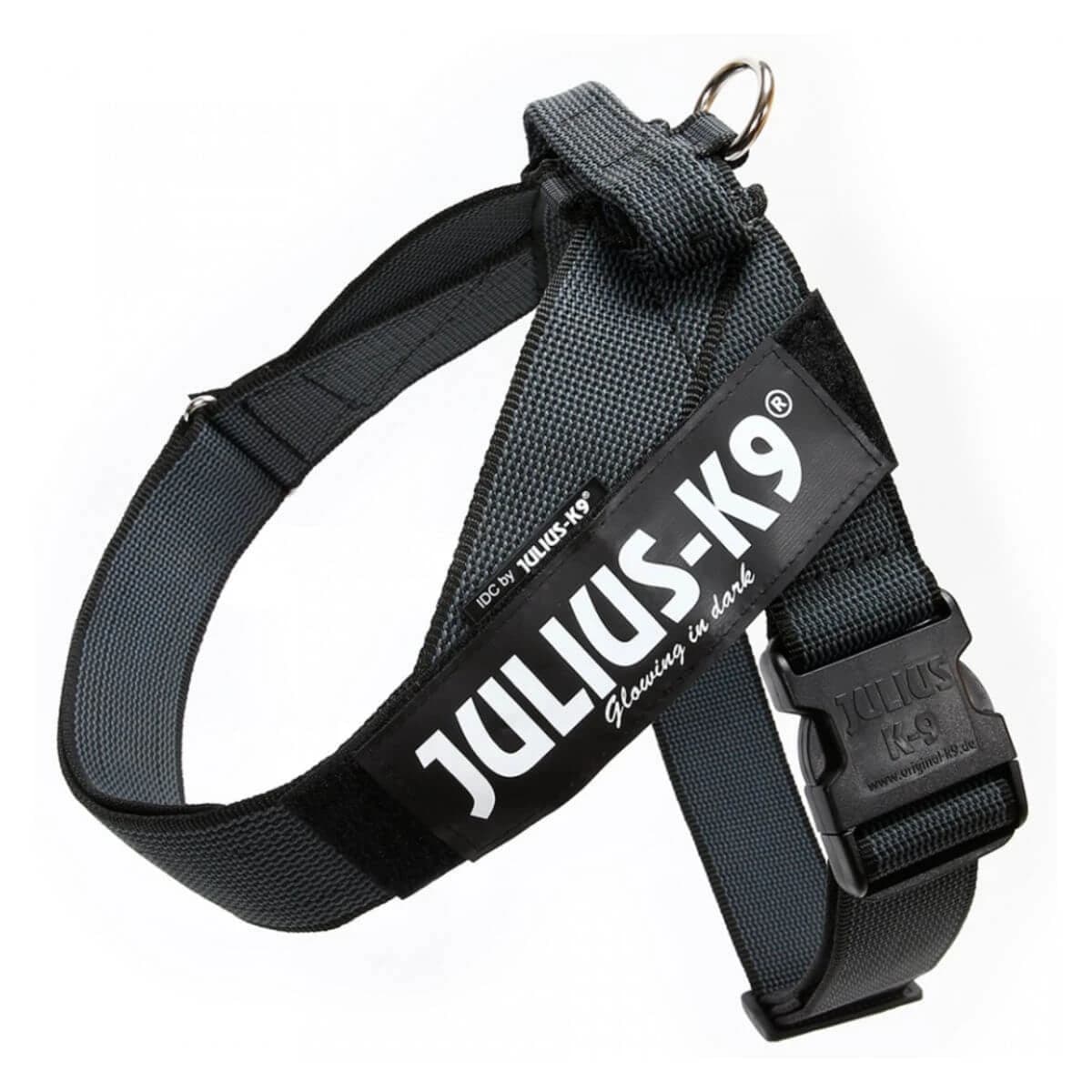 JULIUS-K9 IDC Color & Gray IDC, Geschirr Hundegeschirr, L, 23-30kg, schwarz