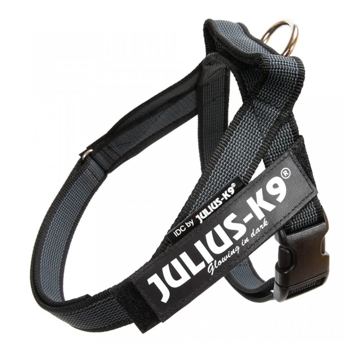 JULIUS-K9 IDC Color & Gray IDC, Geschirr Hundegeschirr, S, 7-15kg, schwarz