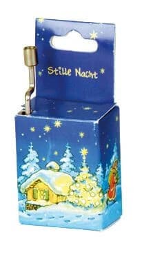 Flachmann mit Wintermotiven und Wintermelodien