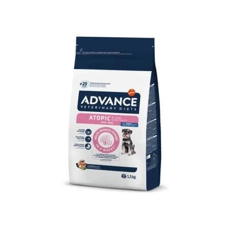 Hundetrockenfutter mit Forelle und Kartoffel Mini Atopic Derma Care, 1,5 kg, Advance Veterinary Diets
