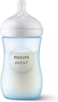 AVENT Natural Response Kunststoff-Flasche für 1+ Monate Blau 260ml [SCY903/21]