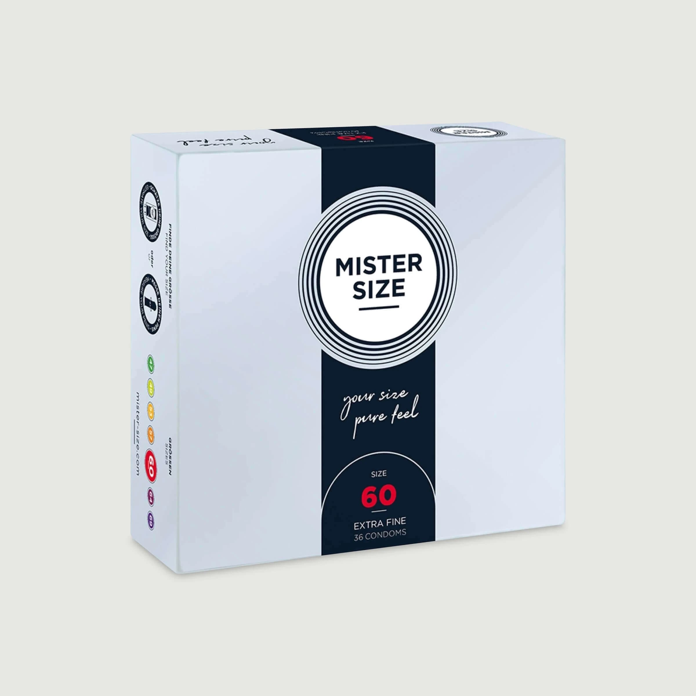 Mister Size Pure Feel Kondome 60 mm - 36 Stück